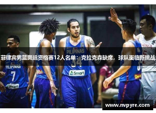 菲律宾男篮奥运资格赛12人名单：克拉克森缺席，球队面临新挑战